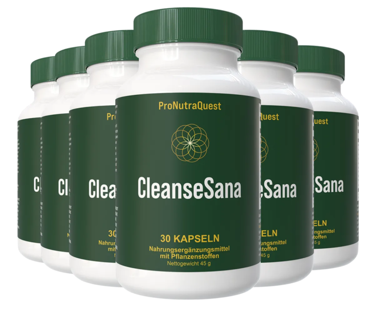 CleanseSana Darmreinigung Kapseln zur Unterstützung der Verdauung und Darmgesundheit