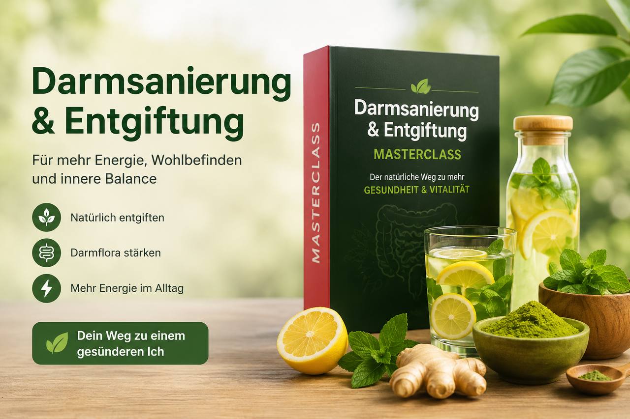 Darmsanierung und Entgiftung Masterclass für mehr Energie und eine gesunde Darmflora