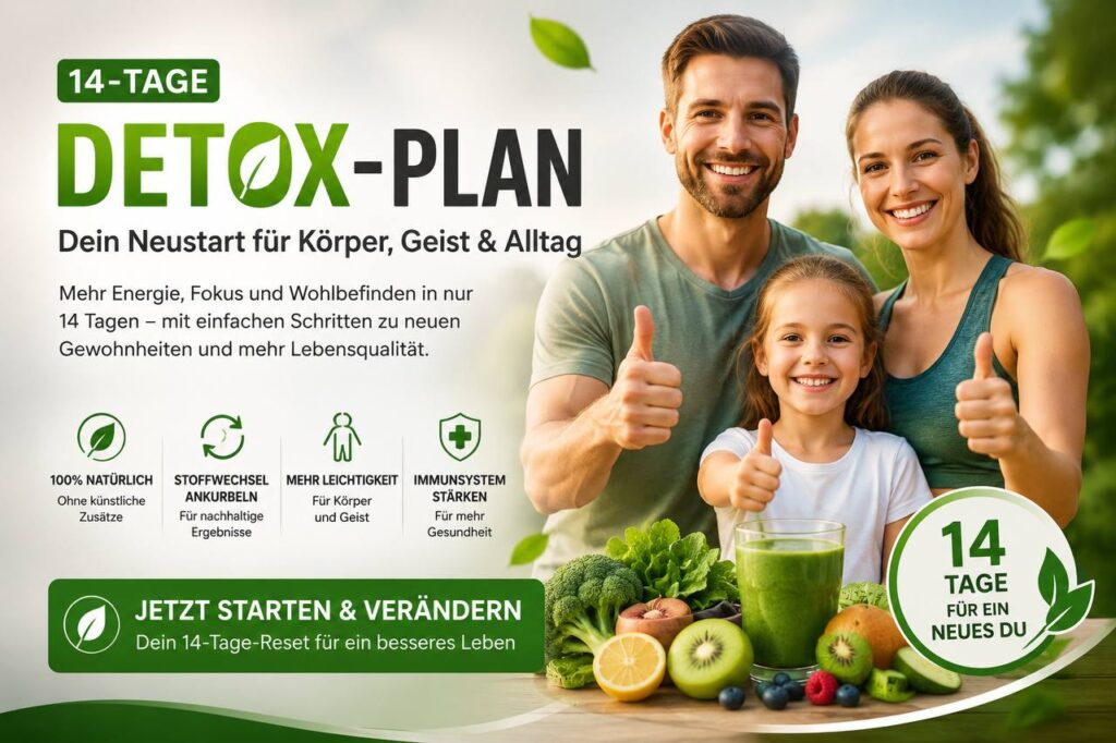 4-Tage-Detox-Plan für mehr Energie, Fokus und Wohlbefinden